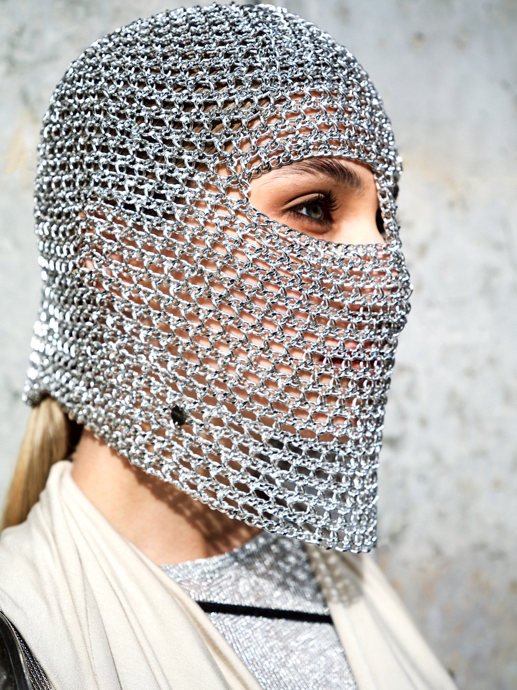 Сhainmail balaclava short